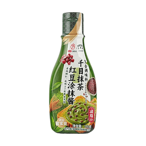 沃集鮮 千目抹茶紅豆塗抹醬 150g【減脂25%添加蜜蜜豆】【沃爾瑪出品】【小紅書寶藏新品】