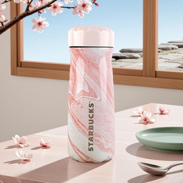 SAKURA2025ステンレスボトルS'wellマーブル473ml|ボトル|bottle