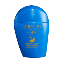 日本SHISEIDO资生堂 新艳阳夏臻蓝胖子防晒霜SPF50+ PA++++ 50ml 日版防晒黑 新旧版随机发货【李佳琦推荐】