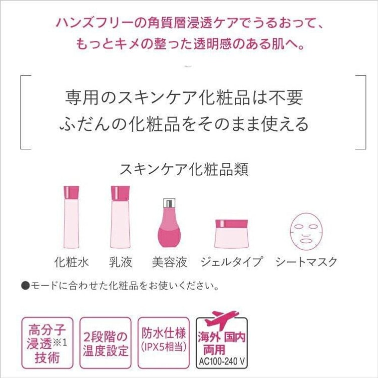 【日本直送品】パナソニック マスク型イオン導入美容器 EH-SM50 フレッシュピンク 4