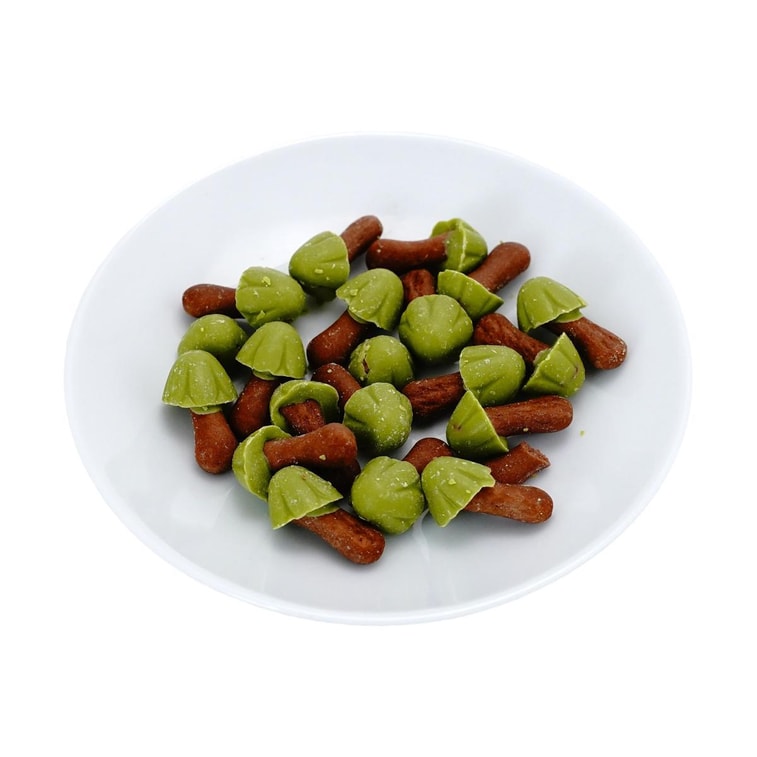 韩国ORION好丽友 蘑古力巧克力饼干 济州岛抹茶蛋糕味 45g【限定版】 10