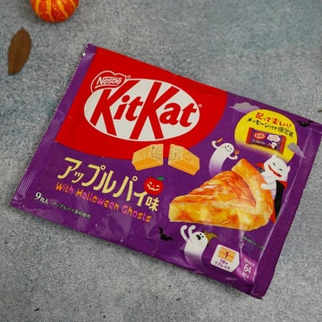 日本NESTLE雀巢 KITKAT奇巧 巧克力涂层威化饼干 苹果派味 10枚装 116g 【季节限定】