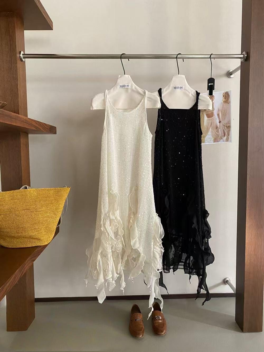 【加拿大直邮】 加拿大 SCENARIO 飘逸连衣裙 两色可选 S-M码 黑色 S