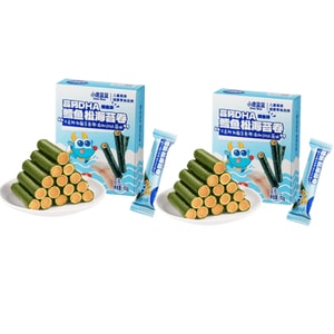 High-Calcium DHA Cod Flake Seaweed Rolls: Crispy Seaweed Snacks For Kids, 92g*2