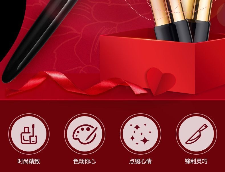 Lipstick-shaped fruit knife with sheath, portable stainless steel, aesthetically pleasing, home and dorm small fruit knife *1 piece