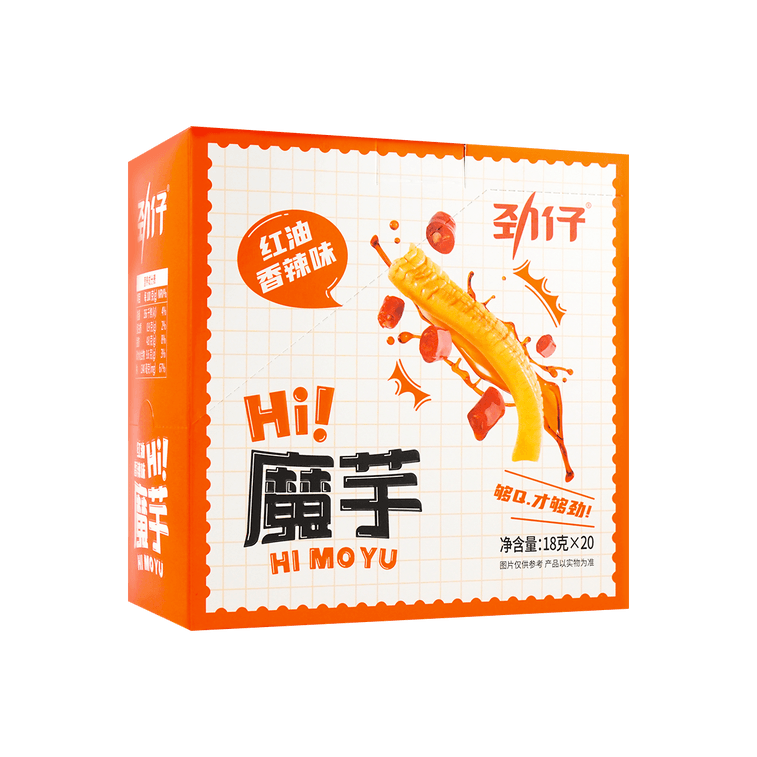 华文食品 劲仔 Hi魔芋 香辣味 18g*20 12