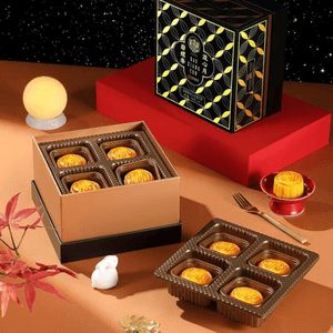 Biluochun Lava Custard Mooncakes, 8 Pieces 16.93 oz