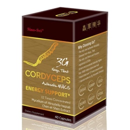 3G Cordyceps Energy Support – Immunity Booster 40Counts