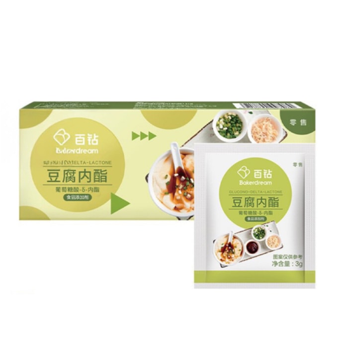 百鑽 豆腐內脂粉 豆腐 豆腐花原料 食用凝固葡萄糖酸內酯 3g*24袋/盒