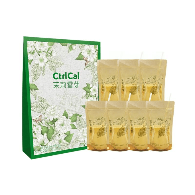 Control Card Multi Milk Tea 0 Trans Sugar Free Low Card Meal Milk Tea Powder Jasmine Snow Sprout Milk Tea 154g * 1 Box