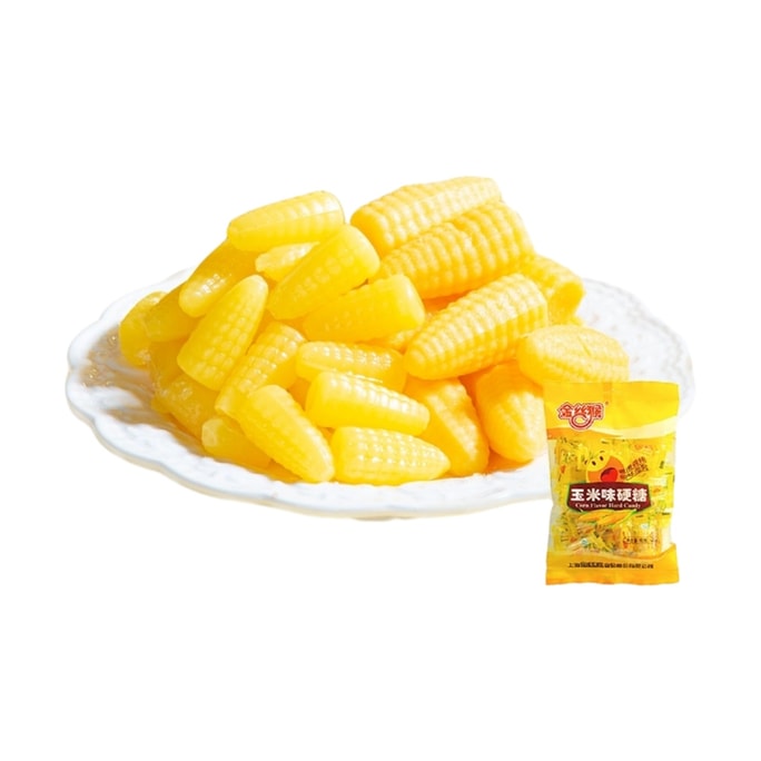 Hard candy corn candy 160g *1 bag of children's casual snacks nostalgic fruit candy