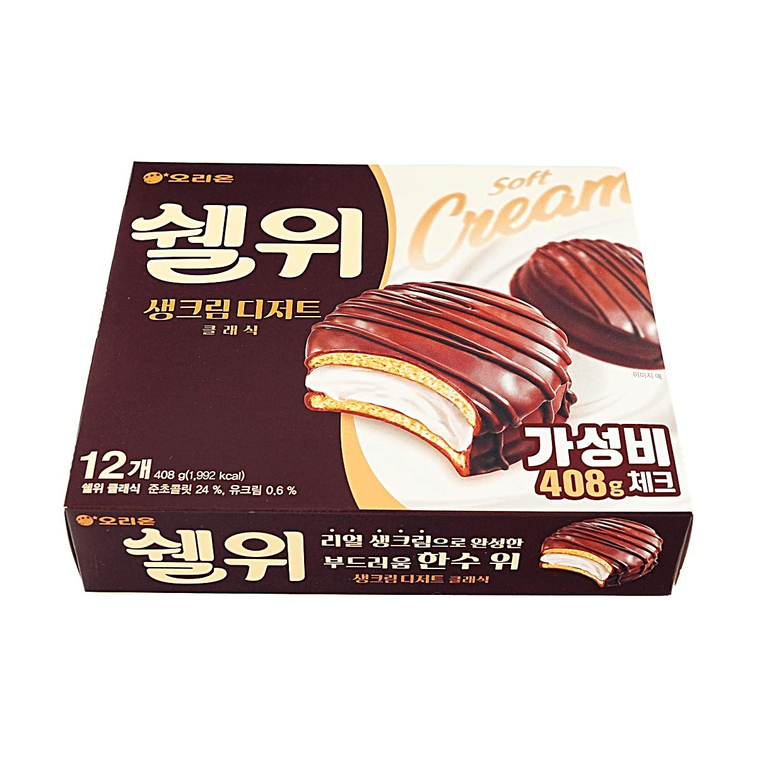 Shall We ソフトクリームチョコレートパイ、オリジナルフレーバー、12パック、14.39オンス 5