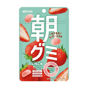 朝食フルーツグミ – 甘いストロベリー風味 (50g)