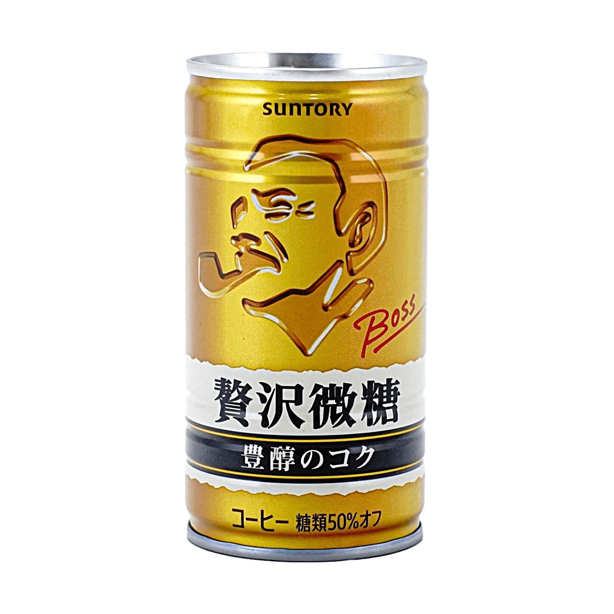 SUNTORY CRAFT BOSS Premium Coffee 6.52 oz【50% Reduced Sugar