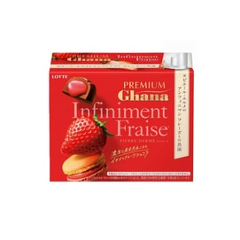 Strawberry Macaron Flavor, Strawberry Filled Chocolate 65g