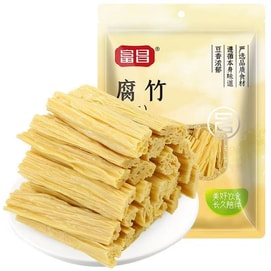Fuchang Premium Tofu Skin Segments 100g*1 Bag, Soy Products, Handmade Tofu Skin, Easy to Soak