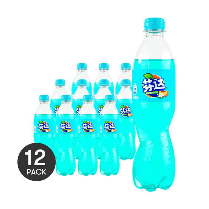 Jasmine Peach Soda, 16.9 fl oz *12【12 Packs】
