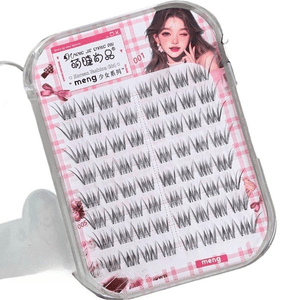 Mengjie ShangPin Breathing Sensation Pale Complexion Fox-style Baby Curved False*1 Piece