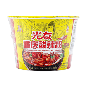 光友 非油炸重庆酸辣粉 桶装 90g