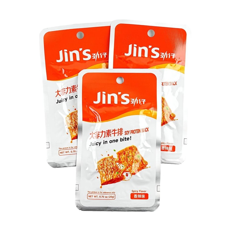 劲仔 手撕素肉 香辣牛肉味 豆干辣条 20袋入 400g 5