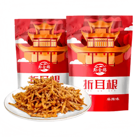 【中国直邮】 黔食锦 麻辣味折耳根零食贵州特产86g*2袋
