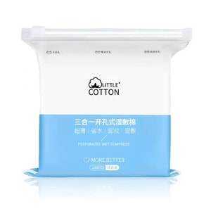 Wet Wipes Cotton Pads Makeup Removal Moisturizing Soft Skin-friendly Light Weight Strong Stretchability 240pcs