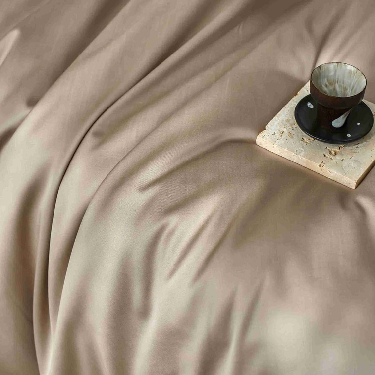 【中国直邮】 Lullabuy 晨露 臻眠床上四件套 四季床品居家必备床单被套(床笠款) 桃雾-Queen 4