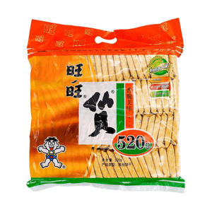 【中国直送】 台湾 旺旺 せんべい オリジナル味 シェアパック 520g