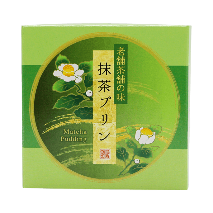 日本UJINOTSUYU 宇治之露 福寿制茶 香浓抹茶布丁 78.5g