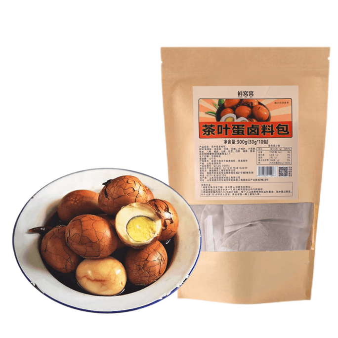 Five-Spice Tea Egg Braising Mix (300g) • For Stewed Eggs & Meat • 30g x 10 Packets