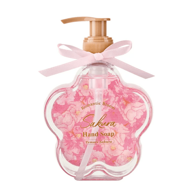 Temari Sakura Cherry Blossom Hand Soap Gentle Cleansing Long - lasting Fragrance, 9.3 fl oz