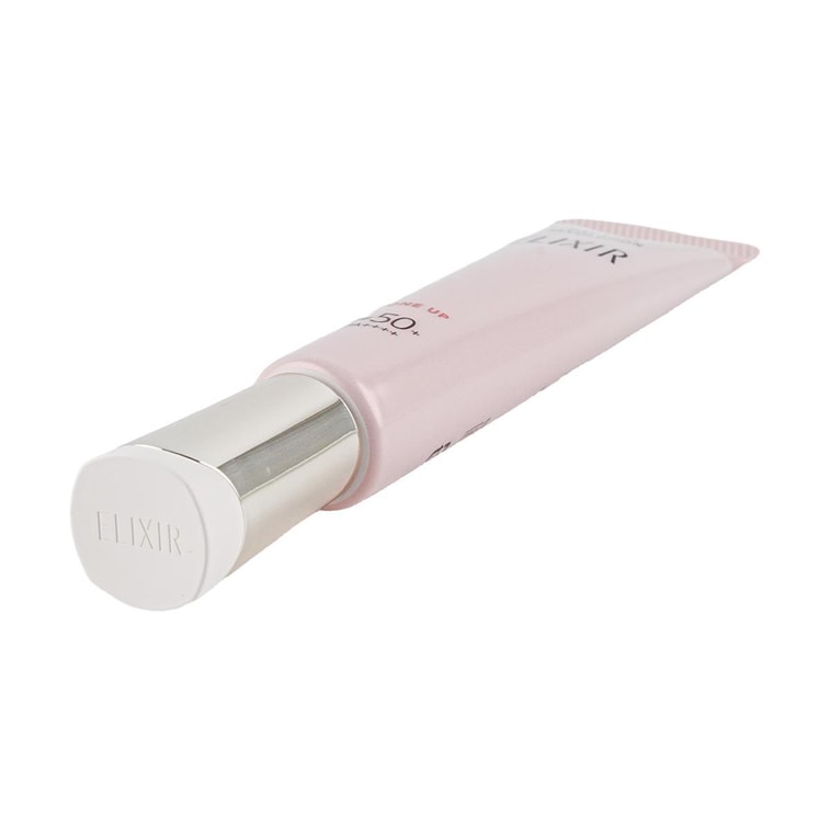 日本ELIXIR怡麗絲爾 粉管潤飾防曬霜 隔離遮瑕妝前乳 SPF50+ PA++++ 提亮膚色 修飾暗沉 35g*2【超值裝】 6