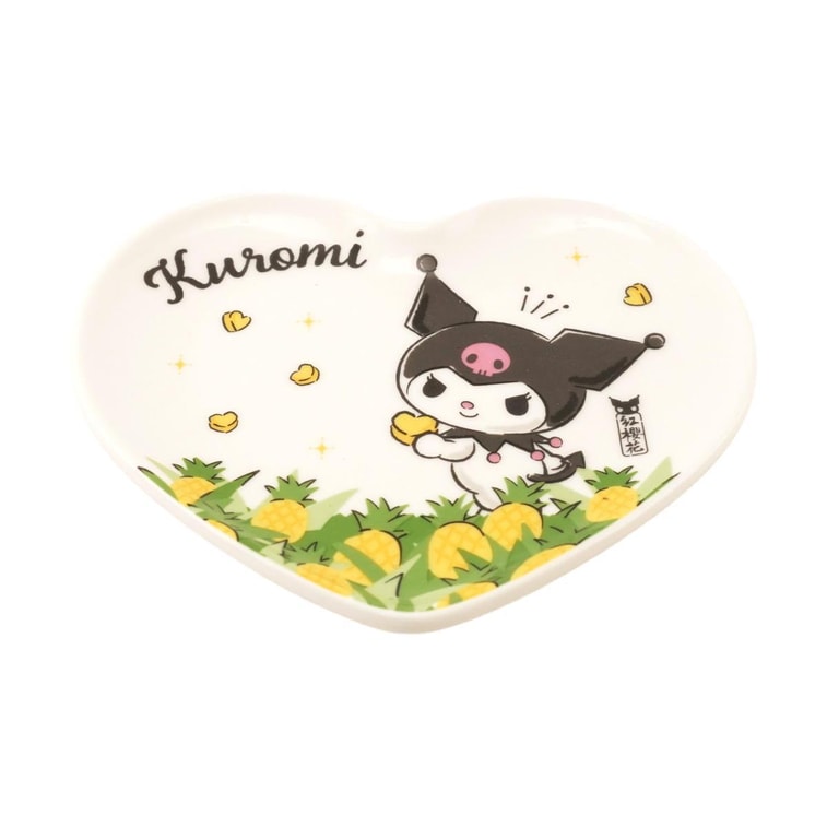 台湾红樱花 KUROMI 心型凤梨酥 6枚入 180g【附赠库洛米造型瓷盘*1】【人气伴手礼】 16