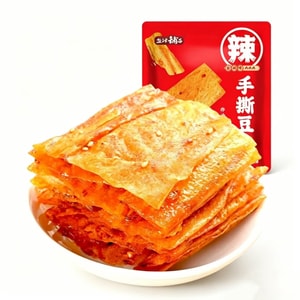 Hand-Torn Tofu Skin 117g Spicy Internet-Famous Traditional Chili Strips Childhood Nostalgic Spicy Snack Individually Packaged