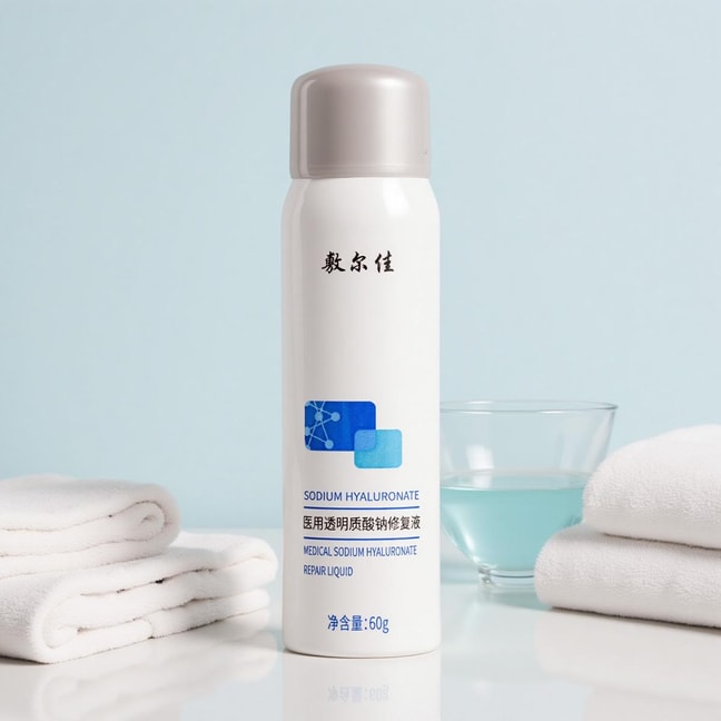 VOOLGA敷尔佳 医用透明质酸钠修复液 术后修复喷雾 舒缓敏感 减轻瘢痕 60g 械字小喷