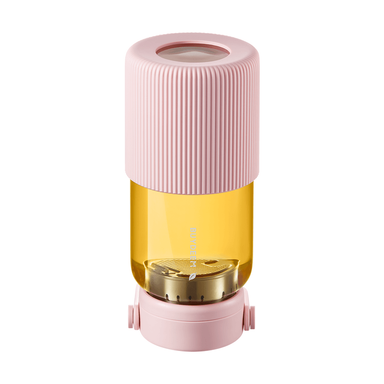 BUYDEEM北鼎 泡茶随手杯 茶水分离泡茶杯子玻璃杯水杯CD1008 猪猪粉 630ml 5