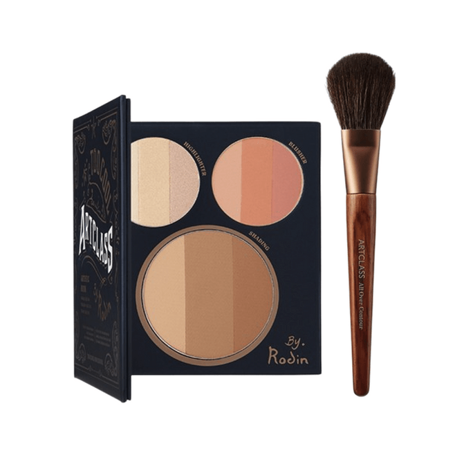 【韩国直邮】 韩国 TOO COOL FOR SCHOOL 涂酷 Artclass By Rodin Artistic Book Shading 18.1g + All Over Contour Brush Set