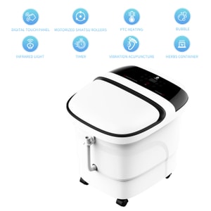 A30 Luxury Foot Spa Bath Massager with Digital Touch Panel Deepen Design Motorized Rollers