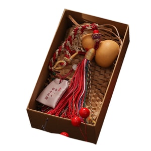 New Style New Year Decoration Small Ornaments - Spring Festival Atmosphere New Year Gift Box Set Ornaments Gourd Blessing Bag F 1 Piece