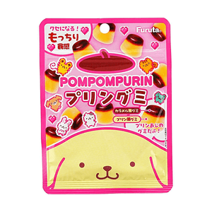 Sanrio ポムポムプリン コラボ、グミキャンディ、キャラメルプリン味、0.98 oz