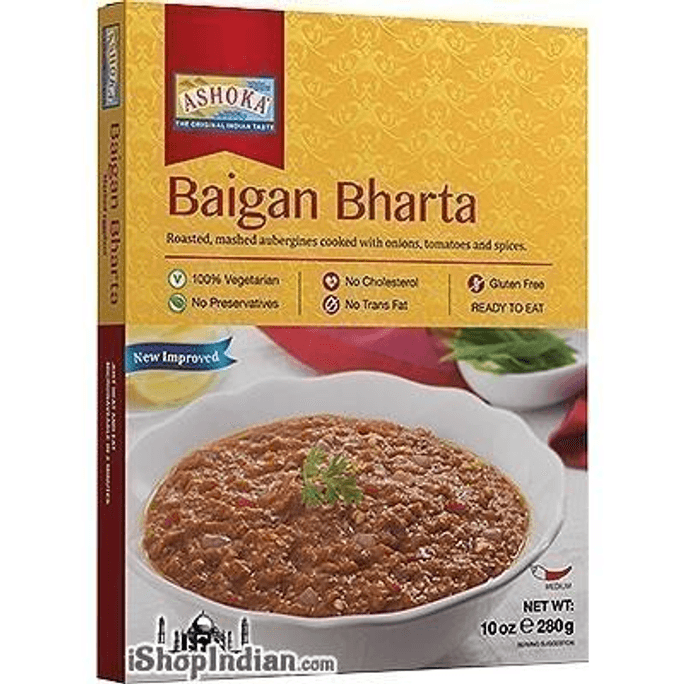 印度 Ashoka Baigan Bharta(即食),10 盎司盒装