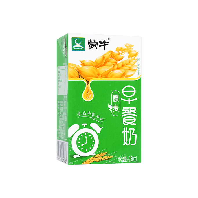 Mengniu Whole Wheat Milk Breakfast Milk  8.45 fl oz