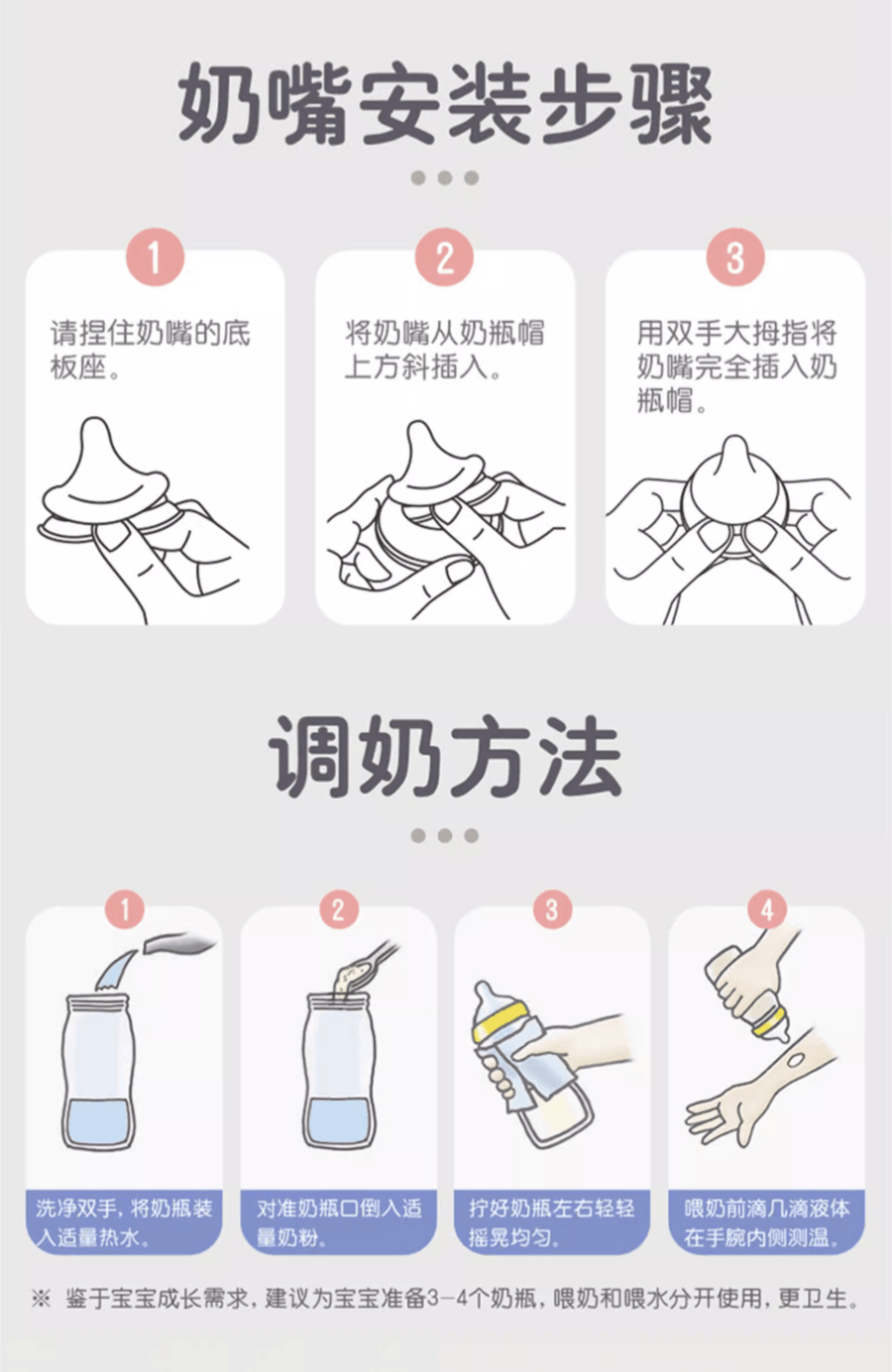 日本PIGEON贝亲 婴儿奶瓶  硅橡胶护层第3代 宽口径奶嘴 彩绘 玻璃240ml M奶嘴 3-6个月(花)