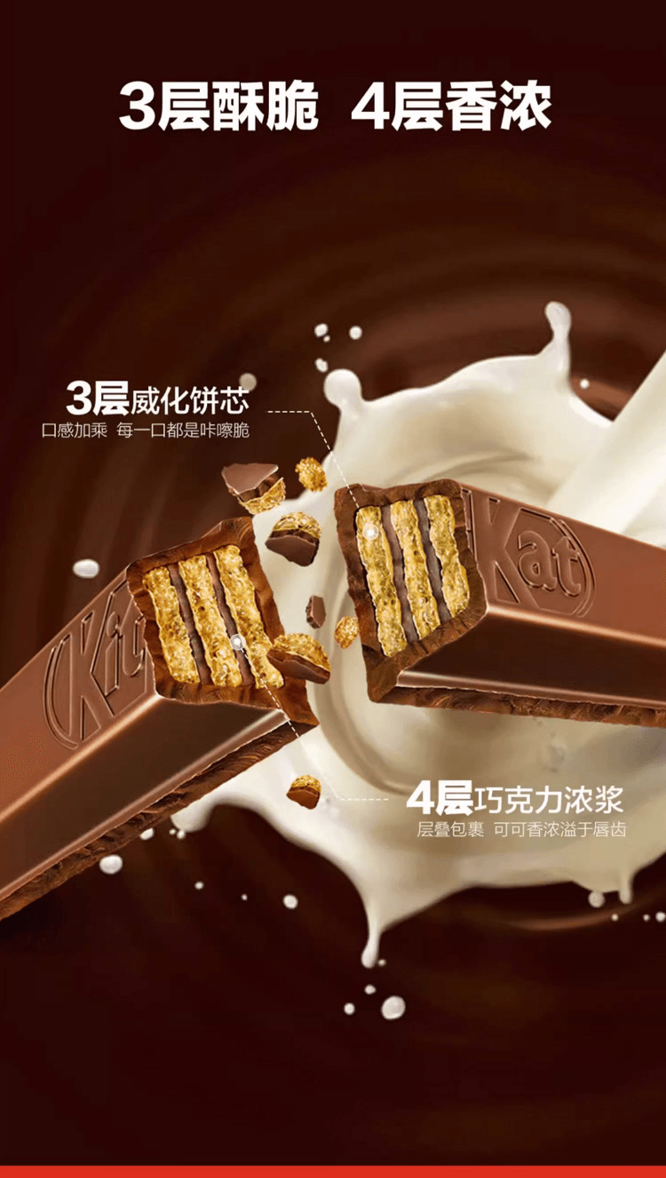 【日本直邮】kitkat奇巧 威化巧克力饼干mini 10枚【红豆夹心味】