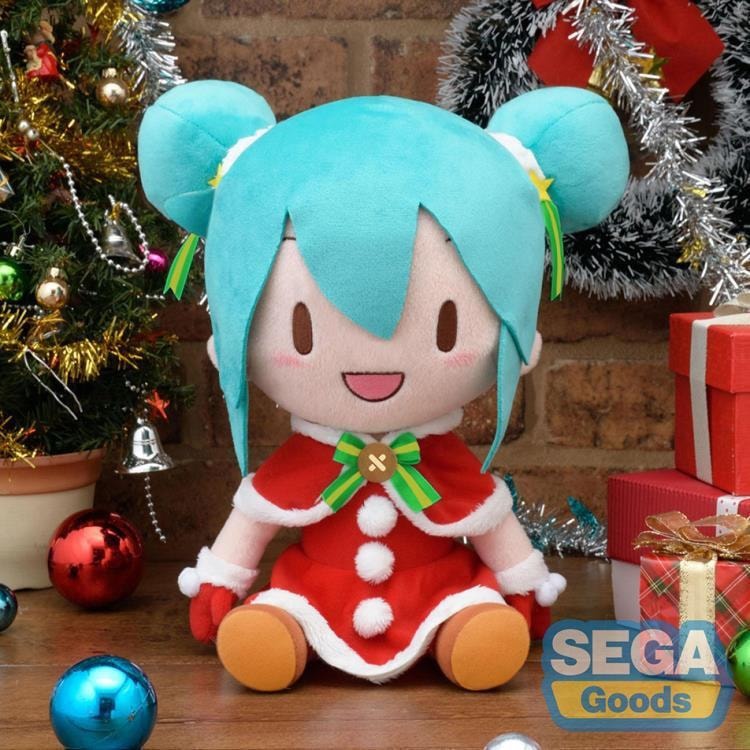 SEGA世嘉  初音未来毛绒手办 圣诞Ver.坐姿 单件