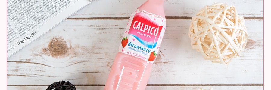 日本CALPICO 無碳酸天然乳酸菌飲 草莓口味 500ml