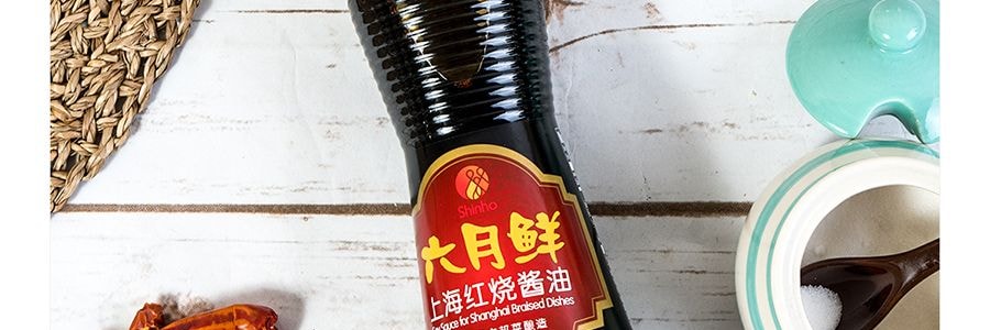 Sauce soja braisée Shanghai Six Months Fresh, 16,9 fl oz【Qualité supérieure pour braiser】
