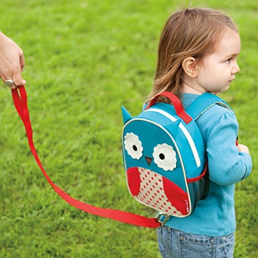 SKIP HOP Zoo Little Kid and Toddler Safety Harness Backpack --Brooklyn Bee