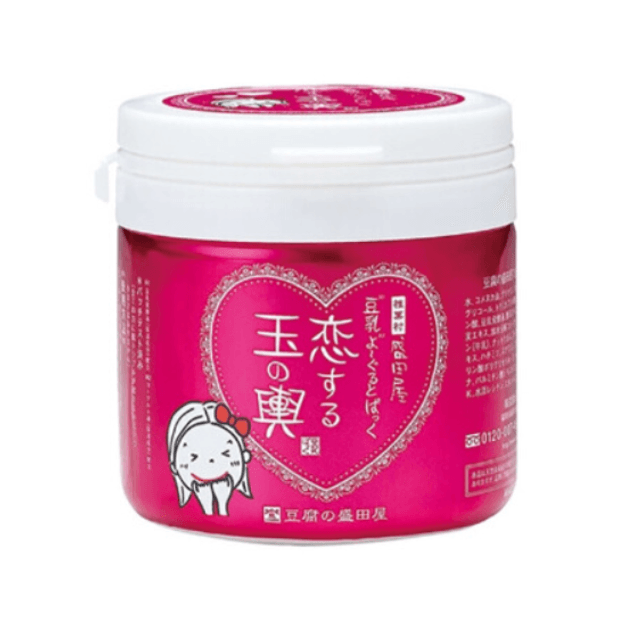 【日本直郵】日本 豆腐盛田屋玉之興豆乳面膜 紅色少女戀愛款 150g