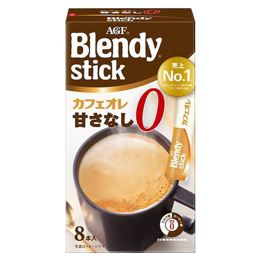 [日本直效郵件] AGF Blendy Stick 無砂糖即溶拿鐵 8袋